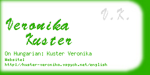 veronika kuster business card